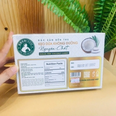Kẹo dừa không đường vị nguyên chất 400g - cocofarm