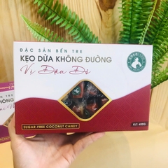 Kẹo dừa không đường vị đậu đỏ 400g - cocofarm