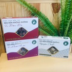 Kẹo dừa không đường vị khoai môn 400g - cocofarm