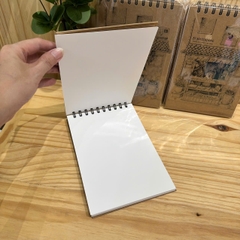 Bí sketchbook - giấy kem trơn - A5 - 65 tờ 190gsm