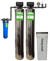 Hệ thống lọc tổng sinh hoạt 2 cột inox NSX-AI2-1