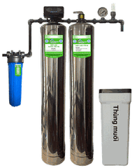 Hệ thống lọc tổng sinh hoạt 2 cột inox NSX-MAI2-1