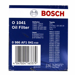 Lọc Dầu Nhớt BOSCH O1041 Cho Toyota Vios, Altis, Yaris, Camry