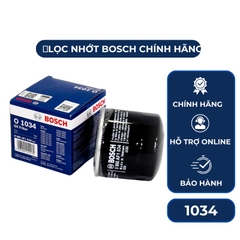 Lọc Dầu Nhớt BOSCH O1034 Cho Hyundai Accent, Elantra. Kia Cerato, Carens, Rio, K3