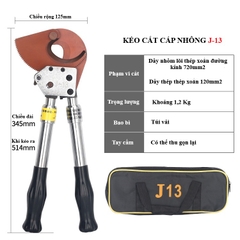 Kìm cắt cáp lõi thép J13