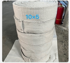 Băng vải gốm ceramic chịu nhiệt chống cháy bản rộng 10cm
