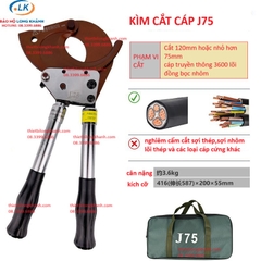 Kìm cắt cáp nhông J75
