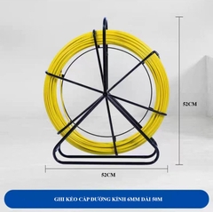 Ghi kéo cáp ngầm đường kính 6mm dài 50m.
