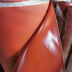 Vải bạt chống cháy độ dày 1mm phủ silicone 2 mặt