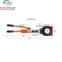 Kìm cắt cáp thủy lực CPC-75