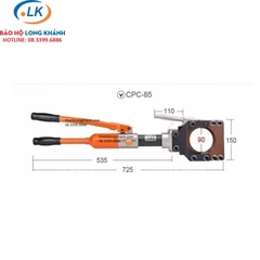 Kìm cắt cáp thủy lực CPC-85
