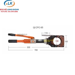 Kìm cắt cáp thủy lực CPC-95