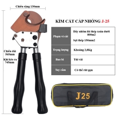 Kìm cắt cáp lõi thép J25