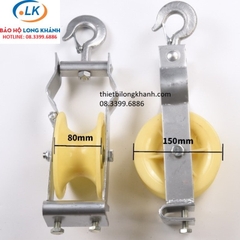 Puly nhựa kéo dây điện đường kính 150 x 80mm