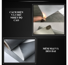 Bạt silicone chịu nhiệt chống cháy độ dày 0.45mm