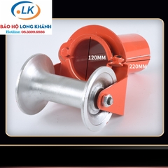 Con lăn kéo cáp miệng ống bánh nhôm