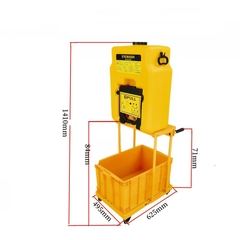 Bồn rửa mắt khẩn cấp di động XC7501 có xe đẩy