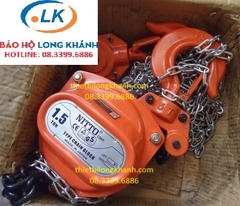 Palang xích kéo tay 1.5 tấn