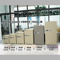 Két Sắt Xiaomi CRMCR 120JBW Xoay Đồng Hồ Cơ, Chống Cháy, Kết Nối APP ĐT