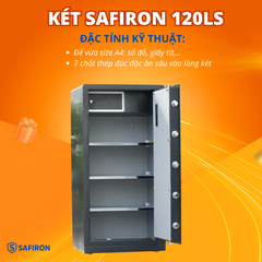 Két Sắt Thông Minh Safiron 120LS Khóa Vân Tay Điện Tử Kết Nối APP Điện Thoại