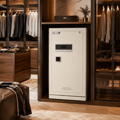 Két Sắt Xiaomi CRMCR 100LE Khóa Vân Tay Điện Tử Định Danh Người Mở, Thép Q345 Đúc Đặc 6 Mặt, 8 Chế Độ Cảnh Báo Điện Thoại