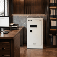Két Sắt Xiaomi CRMCR 100LE Khóa Vân Tay Điện Tử Định Danh Người Mở, Thép Q345 Đúc Đặc 6 Mặt, 8 Chế Độ Cảnh Báo Điện Thoại