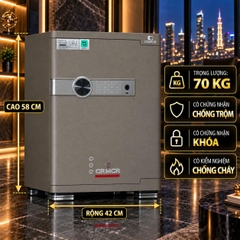 Két Sắt Đồng Hồ Cơ Xiaomi CRMCR 55JBW - Thương hiệu quốc tế cao cấp