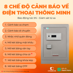 Két Sắt Xiaomi CRMCR 61LB Bảo mật tối tân, thép đặc nguyên khối