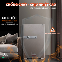 Két Sắt Xiaomi CRMCR 100JBW Xoay Đồng Hồ Cơ, Chống Cháy, Kết Nối Điện Thoại