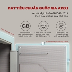 Két Sắt Nhập Khẩu CRMCR 150MB Khóa Vân Tay Sinh Trắc Học Bán Dẫn, Cảnh Báo Điện Thoại