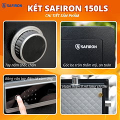 Két Sắt Thông Minh Safiron 150LS Khóa Vân Tay Điện Tử Kết Nối APP Điện Thoại