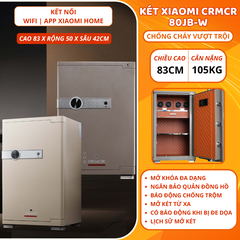 Két Sắt Xiaomi CRMCR 80JBW, Ngăn bảo quản đồng hồ cơ, Kết Nối APP Xiaomi Home
