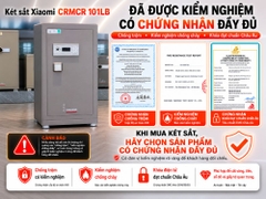 Két Sắt Xiaomi CRMCR 101LB Thép Đúc, Khóa Vân Tay Điện Tử Định Danh Người Mở Két