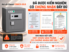 Két Sắt Xiaomi CRMCR 45LB Bảo mật tối tân, màu sơn titanium độc bản