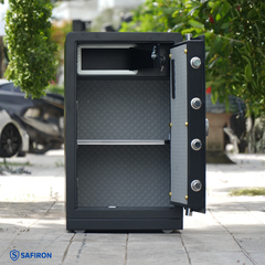 Két Sắt Thông Minh Safiron 80LS Vân Tay Điện Tử Kết Nối APP Điện Thoại