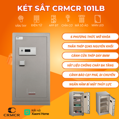 Két Sắt Xiaomi CRMCR 101LB Thép Đúc, Khóa Vân Tay Điện Tử Định Danh Người Mở Két