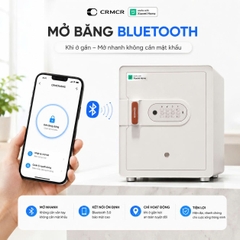 Két sắt thông minh thép đúc đặc Xiaomi CRMCR 45MS - Khóa vân tay điện tử định danh người mở