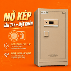 Két Sắt Xiaomi CRMCR 120LE Khóa Vân Tay Điện Tử Định Danh Người Mở, Thép Q345 Đúc Đặc 6 Mặt, 8 Chế Độ Cảnh Báo Về Điện Thoại