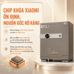 Két Sắt Xiaomi CRMCR 45JB Chống Cháy Kết Nối APP Xiaomi Home