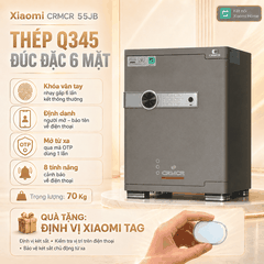 Két Sắt Xiaomi CRMCR 55JB Chống Cháy, Cảnh Báo Điện Thoại
