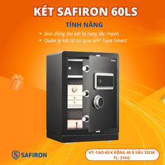 Két Sắt Thông Minh Safiron 60LS Kết Nối APP Điện Thoại