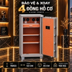 Két Sắt Xiaomi CRMCR 100JBW Xoay Đồng Hồ Cơ, Chống Cháy, Cảnh Báo Trộm Về Điện Thoại