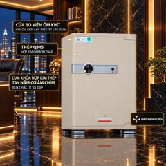 Két Sắt Xiaomi CRMCR 65JB Thép đặc nguyên khối –  Khóa vân tay điện tử định danh người dùng cảnh trộm báo điện thoại