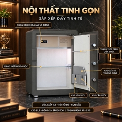 Két Sắt Xiaomi CRMCR Thông Minh 60MS Khóa vân tay tự động