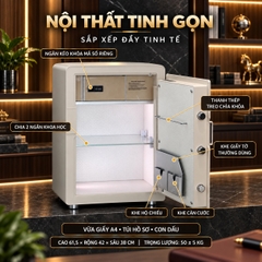 Két Sắt Xiaomi CRMCR Thông Minh 60MS Khóa vân tay tự động