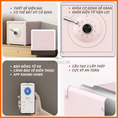 Két Sắt Xiaomi CRMCR Mini Thông Minh 30J Kết Nối APP Điện Thoại