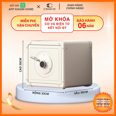 Két Sắt Xiaomi CRMCR Mini Thông Minh 30J Kết Nối APP Điện Thoại