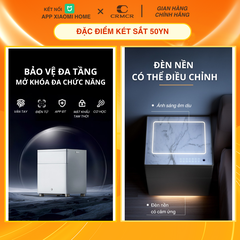 Két Sắt Tủ Đầu Giường Xiaomi CRMCR 50YN Kết Nối APP Điện Thoại Thông Minh