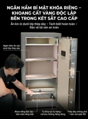 Két Sắt Xiaomi CRMCR 101LB Thép Đúc, Khóa Vân Tay Điện Tử Định Danh Người Mở Két