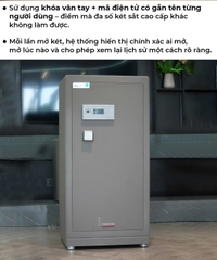 Két Sắt Xiaomi CRMCR 123LB Khóa Vân Tay Điện Tử Xác Minh Danh Tính Người Mở